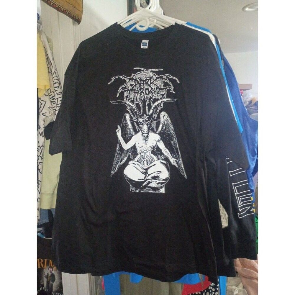 Rare Dark throne black metal tee shirt rare band rock graphic art size xl XLarge